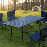 Black Metallic Foldable Outdoor Table - Image 14