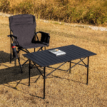 Black Metallic Foldable Outdoor Table - Image 16
