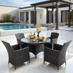 4-Seater Rattan Dining Set