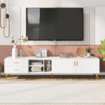 Enhance your living room with the stylish and functional Wooden TV Stand, designed to keep your entertainment area organized while adding a touch of modern elegance. Featuring a spacious top surface and practical storage compartments, this TV stand provides ample space for your television, media devices, gaming consoles, and decorative accessories. Its durable wooden construction and timeless design make it a perfect addition to contemporary and classic interiors. Features: Spacious tabletop accommodates most flat-screen TVs Durable wooden construction for long-lasting performance Multiple storage compartments for media devices and accessories Helps keep cables and entertainment essentials neatly organized Modern design complements a variety of home décor styles Smooth, easy-to-clean surface for simple maintenance Sturdy and stable structure for reliable everyday use Ideal for living rooms, family rooms, apartments, and entertainment spaces Combines functionality, style, and practical storage TV Cabinet Kenya, TV Cabinet Nairobi, TV Cabinet Mombasa, TV Cabinet Kisumu, TV Cabinet Nakuru, TV Cabinet Eldoret, TV Cabinet Thika, TV Cabinet Kiambu, TV Cabinet Ruiru, TV Cabinet Juja, TV Cabinet Ruaka, TV Cabinet Kitengela, TV Cabinet Athi River, TV Cabinet Syokimau, TV Cabinet Mlolongo