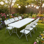 8-Seater Plastic Dining Set - Image 2
