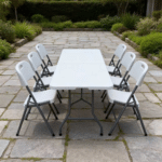 8-Seater Plastic Dining Set - Image 5