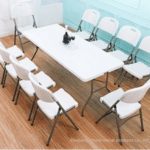 8-Seater Plastic Dining Set - Image 7